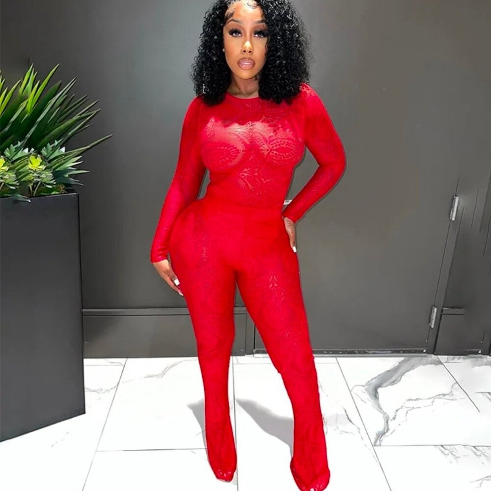 Red 2 Pc Set - image 1